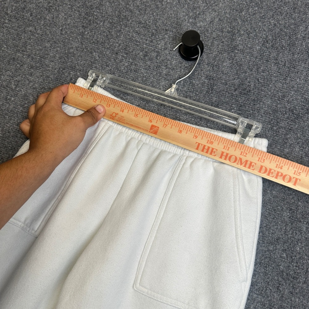 Aritzia Tna Cozy Fleece Mega Cargo Sweatpants Womens 2XS White Joggers High Rise - Picture 8 of 13